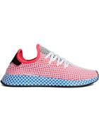 Adidas Blue And Red Deerupt Sneakers