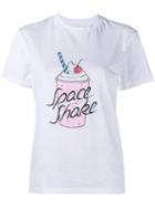 Ganni Space Shake Print T-shirt, Women's, Size: Medium, White, Cotton