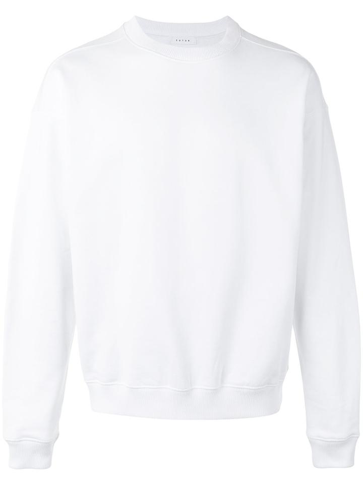 Futur - Nude Figure Print Sweatshirt - Men - Cotton - L, White, Cotton
