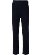 Christopher Esber High-rise Knitted Trousers - Blue