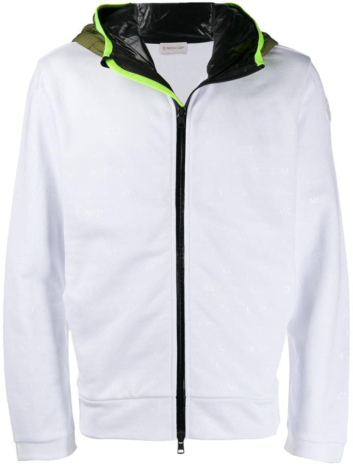 Moncler Hooded Sweatshirt - White