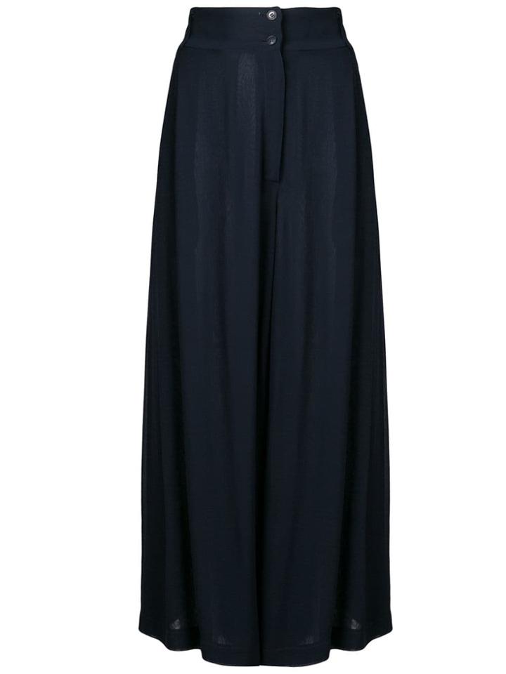 Dolce & Gabbana Vintage 1990's Wide-leg Trousers - Blue