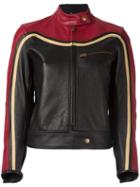 Chloé Biker Jacket, Women's, Size: 40, Red, Cotton/leather/cupro/viscose