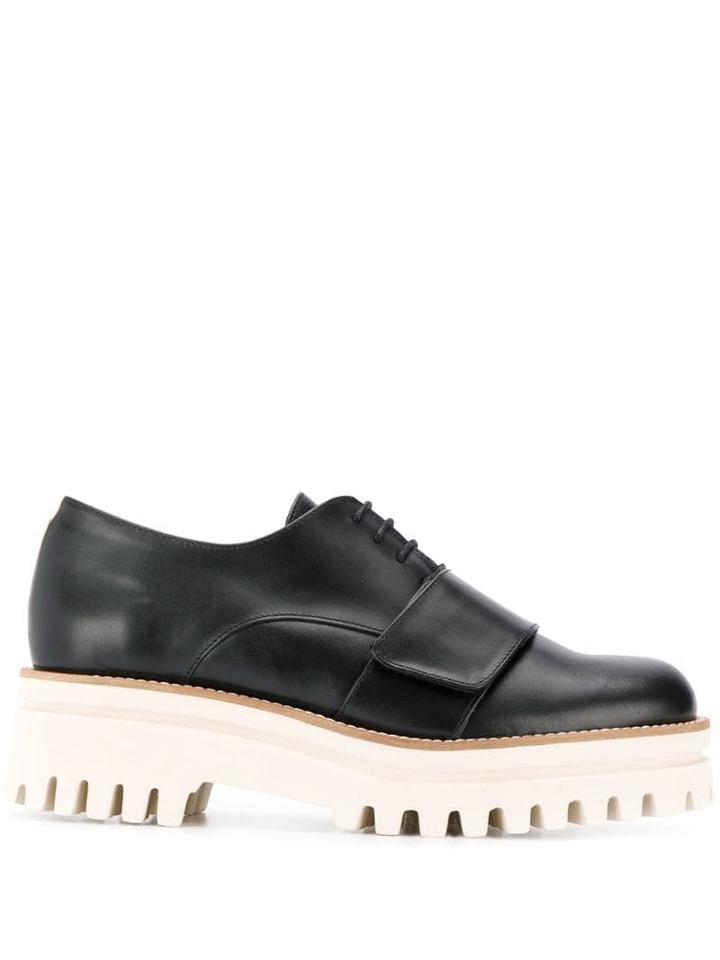 Paloma Barceló Chunky Sole Brogues - Black