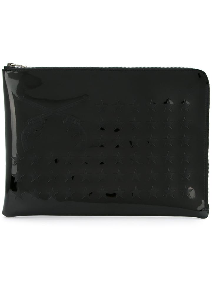 Roar Patent Star Clutch Bag - Black