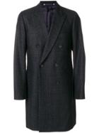 Ps By Paul Smith Double Breasted Coat - Blue