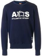 Atlantic Stars Logo Print Sweatshirt - Blue