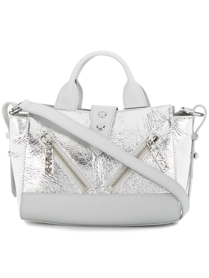 Kenzo Mini Kalifornia Gommato Tote - Metallic