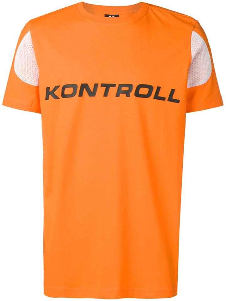 Kappa Kontroll Mesh Panels T-shirt - Orange