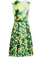 Prada Patterned Broadcloth Dress - Yellow