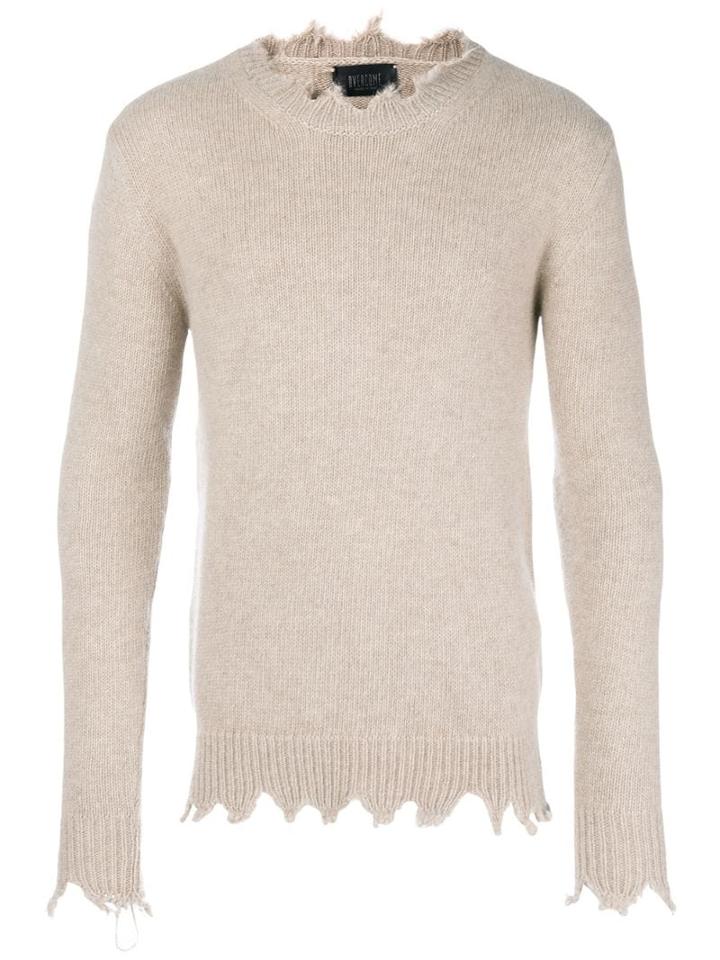 Overcome Distressed Jumper - Neutrals