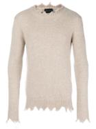 Overcome Distressed Jumper - Neutrals