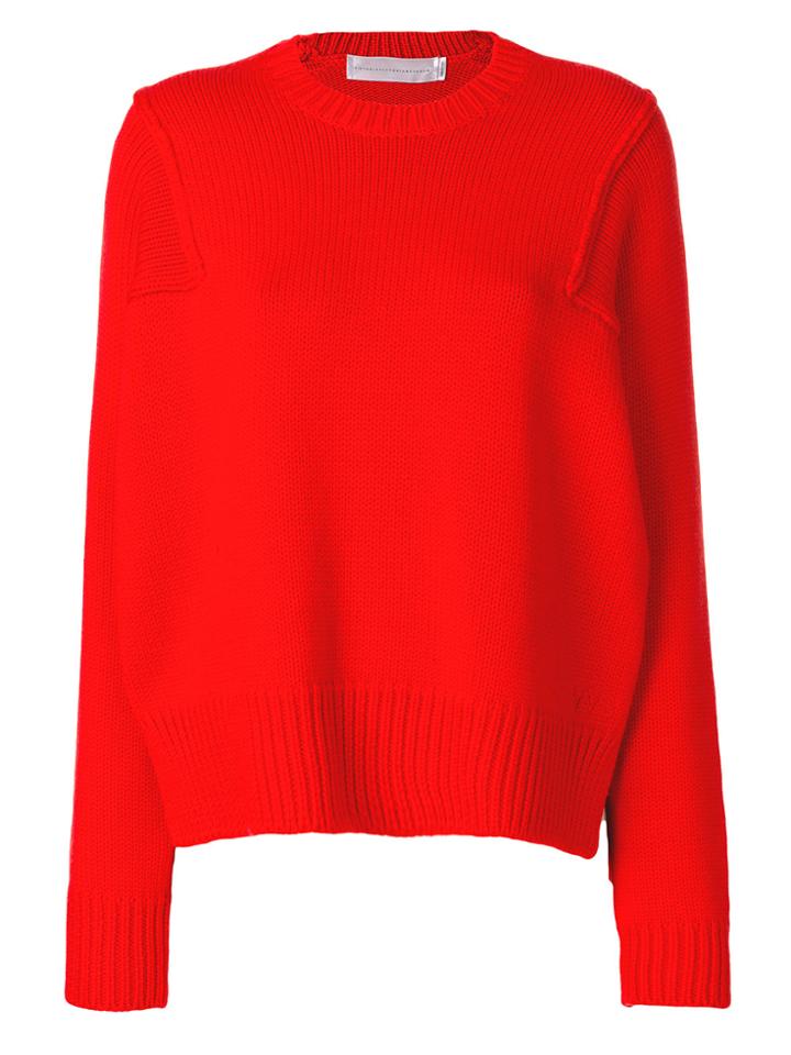 Victoria Beckham Boxy Jumper - Red