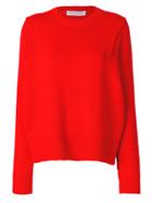 Victoria Beckham Boxy Jumper - Red