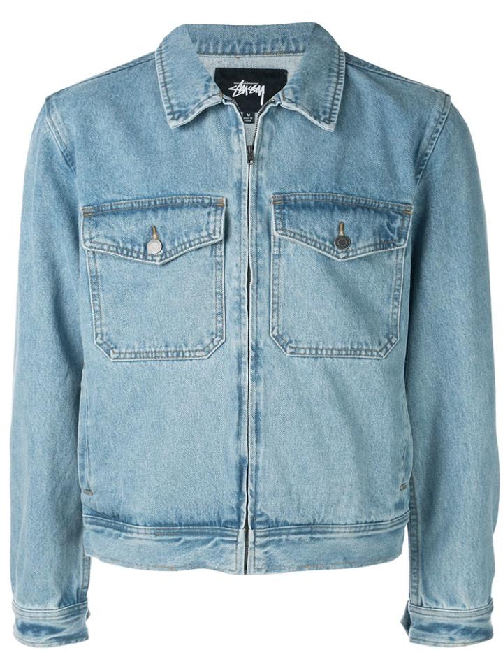 Stussy Slim-fit Denim Jacket - Blue