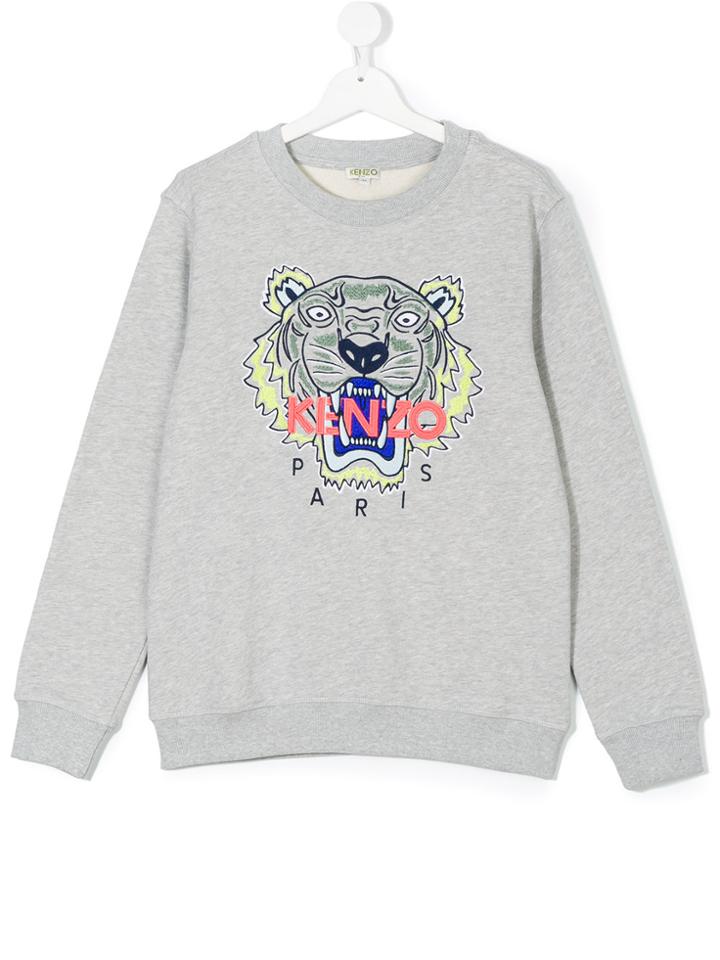 Kenzo Kids Tiger Sweatshirt - Grey