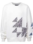 Calvin Klein 205w39nyc Geometric Patterned Sweatshirt - White