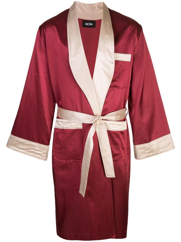 Just Don Mid-length Boxing Robe - Red