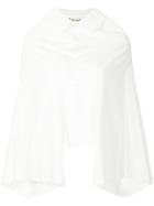 Comme Des Garçons Vintage Sleeveless Flared Shirt - White