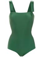 Adriana Degreas Bow Details Swimsuit - Green