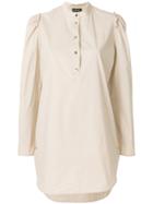 Twin-set Puff Shoulder Shirt - Nude & Neutrals