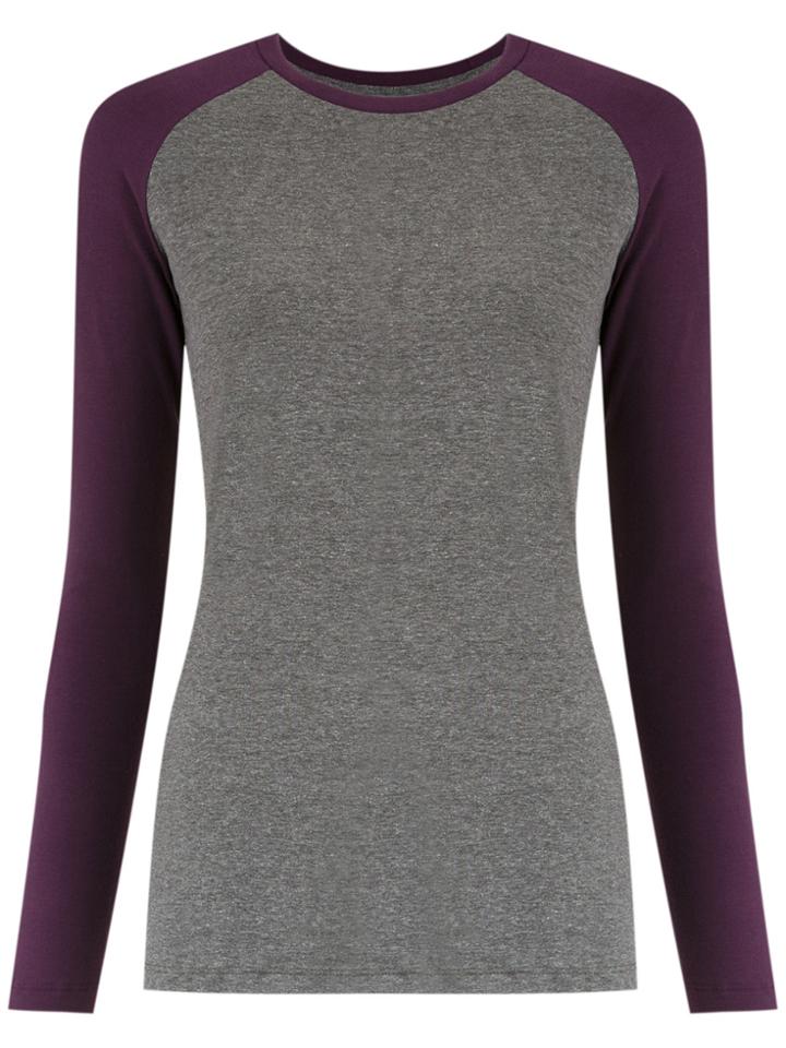 Track & Field Long Sleeves Blouse - Grey