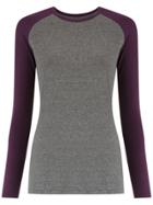 Track & Field Long Sleeves Blouse - Grey