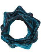 Issey Miyake Structured Scarf - Blue
