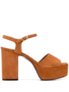 L'autre Chose Platform Open-toe Sandals - Brown