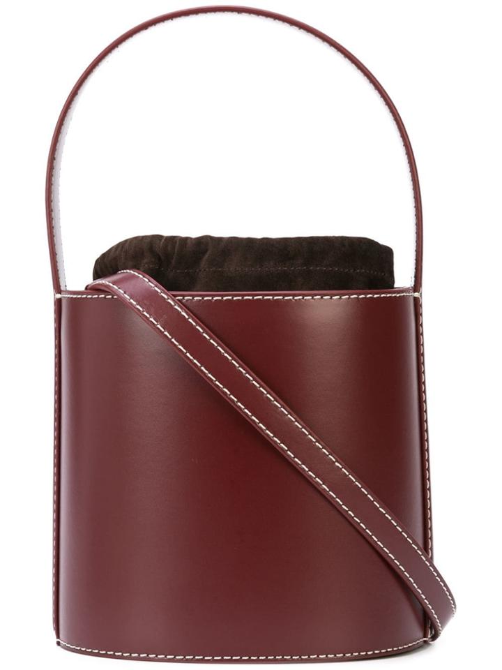 Staud Bisset Shoulder Bag - Red