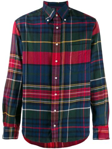 Gitman Vintage Plaid Revised Camp Shirt - Blue