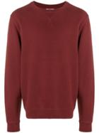 Sunspel Crewneck Sweatshirt - Red