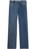 Burberry Straight Fit Two-tone Jeans - Blue