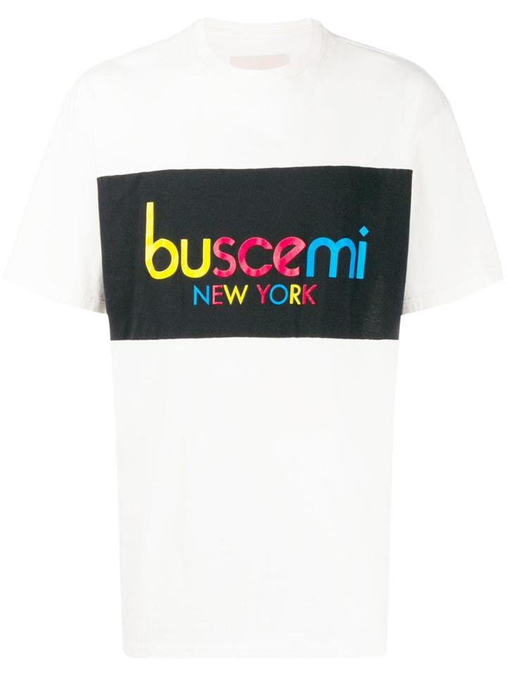 Buscemi Logo Print T-shirt - Neutrals