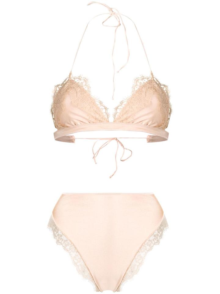 Oseree Travaille Bikini Set - Neutrals