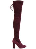 Jean-michel Cazabat Karmina Thigh High Boots - Pink & Purple