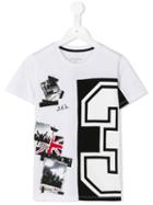 John Galliano Kids Printed T-shirt, Boy's, Size: 12 Yrs, White