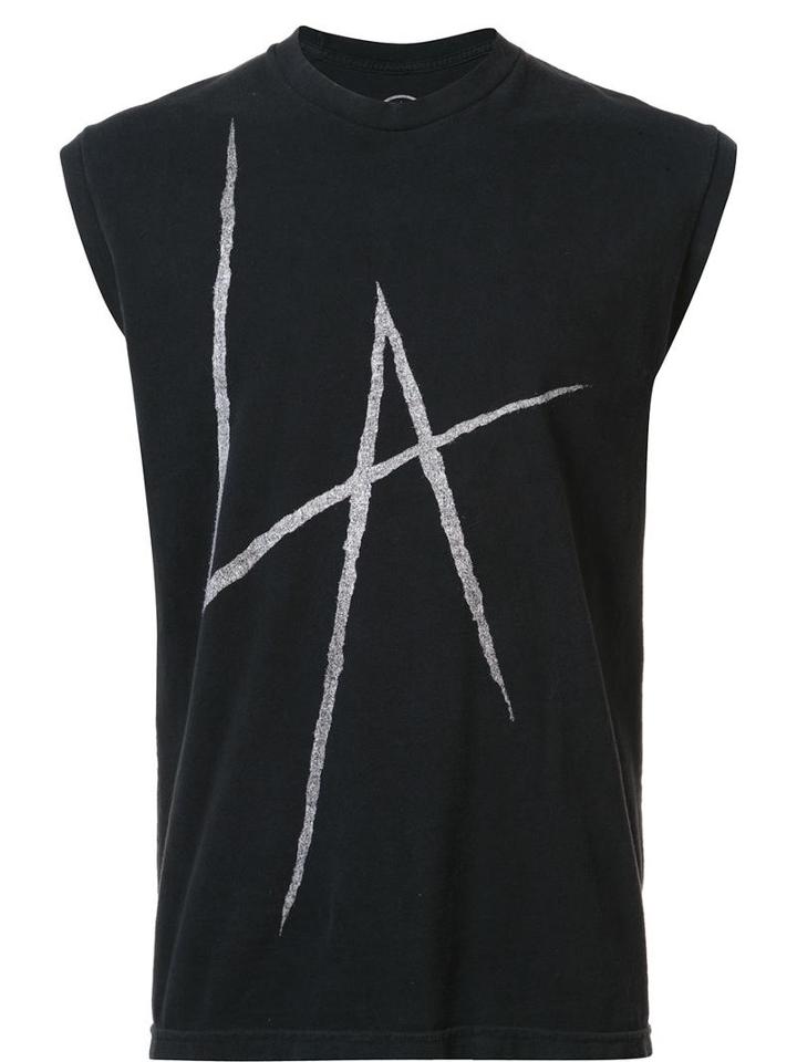 Local Authority La Slash Tank Top, Adult Unisex, Size: Medium, Black, Cotton