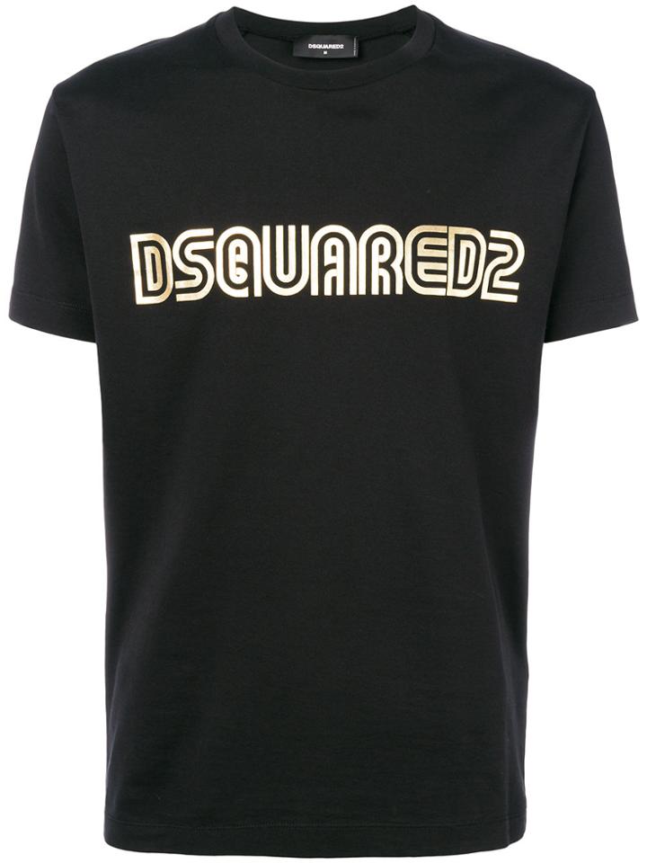 Dsquared2 Metallic Logo T-shirt - Black
