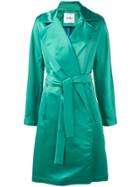Ainea Belted Coat - Green