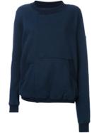 A.f.vandevorst Panelled Sweatshirt - Blue