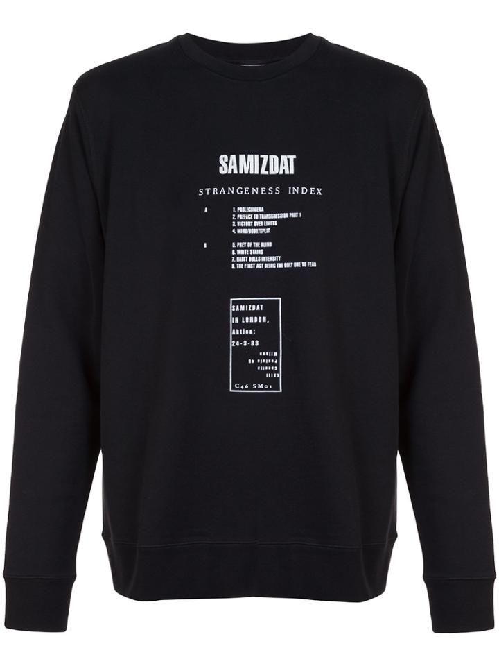 Yang Li Graphic Print Sweatshirt - Black