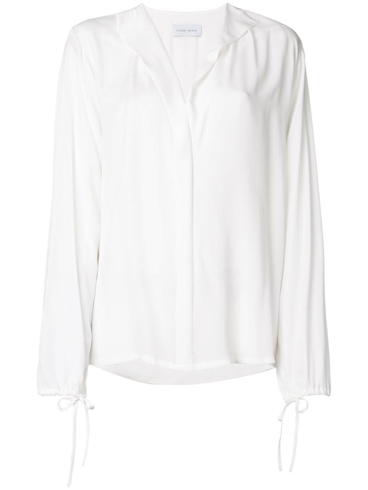 Christian Wijnants V-neck Blouse - White