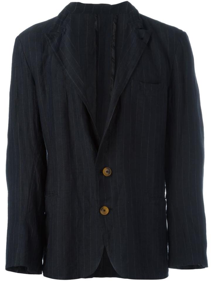 Geoffrey B. Small Pinstriped Blazer