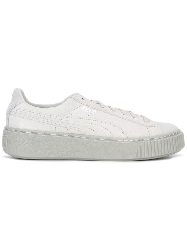 Puma Lace-up Sneakers - Grey