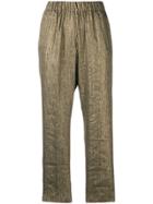 Forte Forte Plissé Trousers - Gold