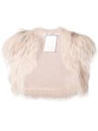 Oscar De La Renta Open Bolero - Pink & Purple