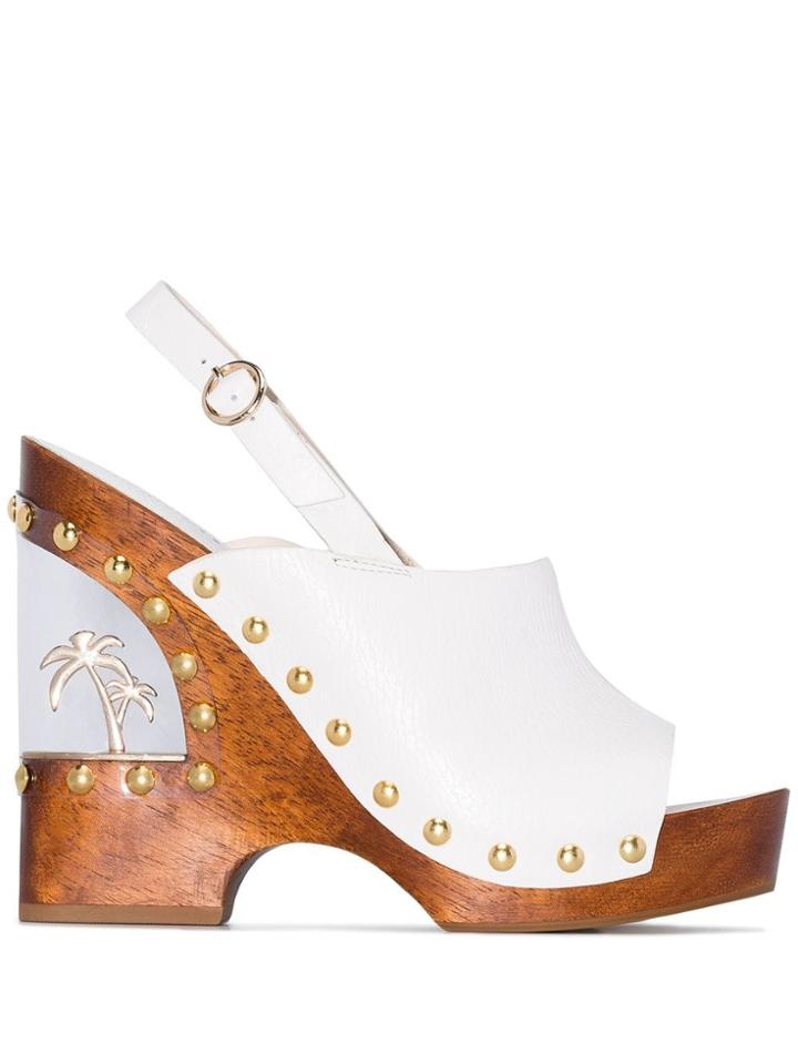 Sophia Webster Paradise Wedge Sandals - White