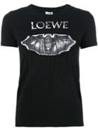 Loewe Logo Print T-shirt, Women's, Size: Small, Black, Cotton/spandex/elastane