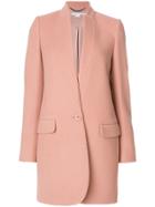 Stella Mccartney Button Up Coat - Pink & Purple